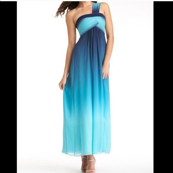 BCBGMaxAzria Dresses & Skirts - BCBG Blue Ombré Gown